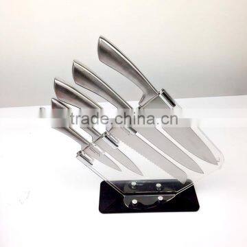 Low Price Stainless Steel Kitchen Knives Set Acrylic Block KC-9092 photo-2