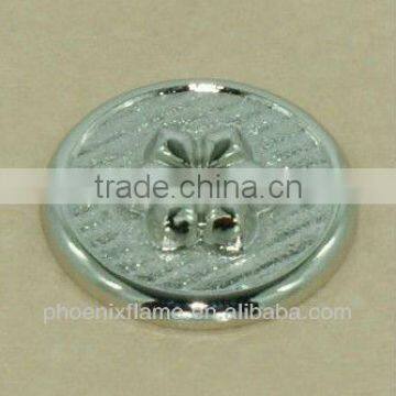 Custom metal sewing button