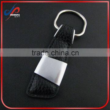 Popular Man Style Design Genuine Leather Keyrings for Men