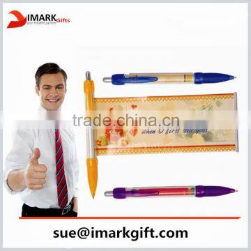 banner pen promotional logo printed with roll out paper