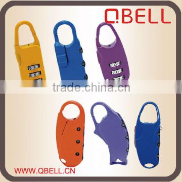 Mini Padlock, 3 digital combination Luggage Lock