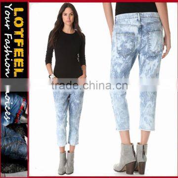 Distressed appeal Skinny Boyfriend Jeans (LOTX278)