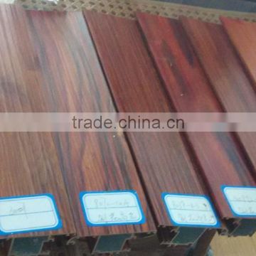 High quality factory price wood color aluminium profiles