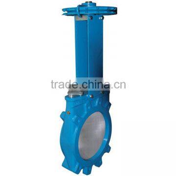 Low Price Flanged Manual Stem Knife Gate Valve Pn25 Cast Iron Din photo-6