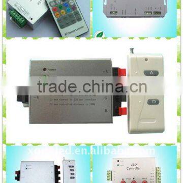 24A LED strip light controller RF LED rgb wireness controller for LED products