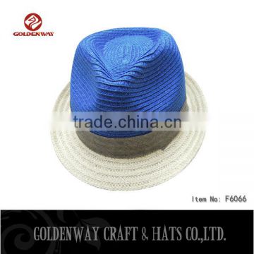 2016 Newly design fashion fedora hats paper hats