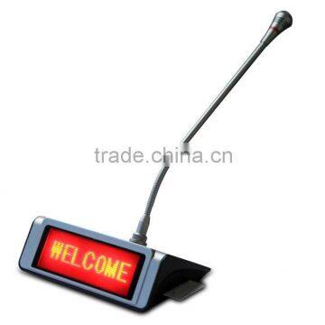 Table Microphonem Desktop Speech and Voting Delagate Unit With LED Display, Video Conference Microphone Speaker System photo-3