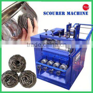 High quality stainless steel pan scourer machine in china