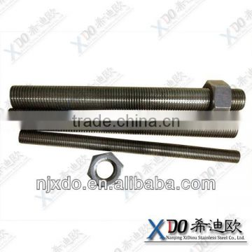 steel a286 full thread of stud bolt u bolts for pipe hex bolt hex nuts