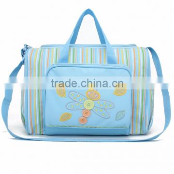 Hot selling Foldable Outdoor colorful top diaper bags for baby