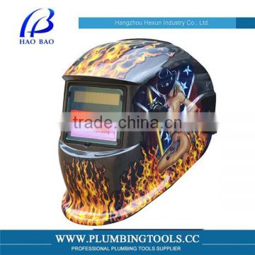 HX-TN08 auto darkening welding helmet en379 Personal protective welding helmet Safety helmet welding mask with CE