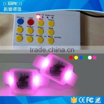 2017 new wireless rgb led controller bracelet China manufacturer/supplier/factory