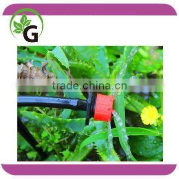 Irrigation adjustable dripper for water saving irrigation