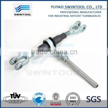 INDUSTRIAL RATCHET TURNBUCKLE COMPLETE WITH JAWS GEAR CHAINS