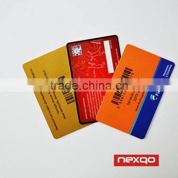 CMYK Printed Gold Hot Foil Stamping Membership Card PVC VIP Card