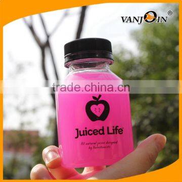 Cold Pressed Juice Recyclable Square Bottles With Safety Cap photo-4