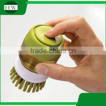 Mini Plastic Hand Bathroom Bowl Pot Dish Clean Cleaning Brush With Cleaner photo-5