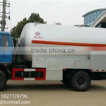 CLW 4-6 Ton Propane Tanker Truck 15m3 LPG Gas Bowser Tanker photo-3