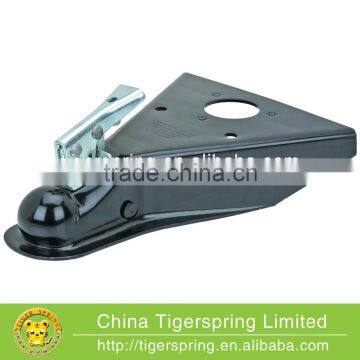 trailer coupler with chrome or powder coating