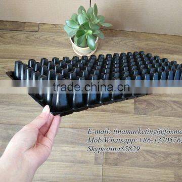 Black PS Material Plastic Type Plant Seed Growing Tray/ Vegetable Seedling Propagator/Flower Nursery Germination Tray photo-3