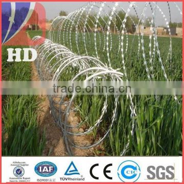 Razor wire fencing , razor barbed wire