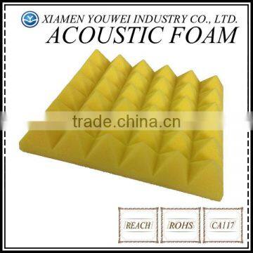 Hot sale Low Price Yellow Color Acoustic/Sound Insulation Foam