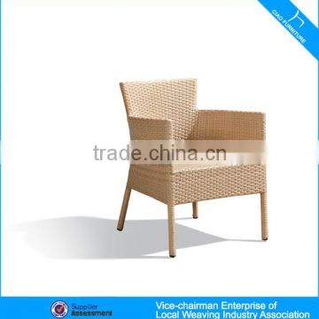 C - 2009 power coated aluminum outdoor rattan arm chair