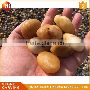 Wholesale Black Decoration Marble Pebble For Garden photo-5
