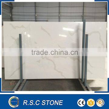 High quality artificial calacatta marble quartz stone