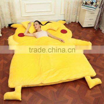 Big size floor bed with animal style and floor chair