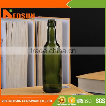 OEM design 187ml glass wine bottles with screw caps for import