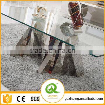 C407 Hot Selling Living Room Rectangle Glass Furniture photo-2