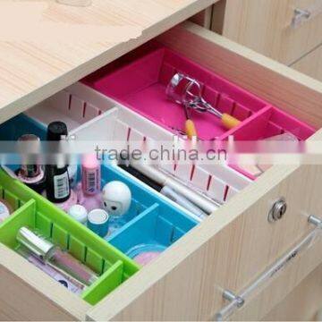 Fashion 3 Lattices Sundries Plastic Divided Storage Box/DIY Storage Box photo-3