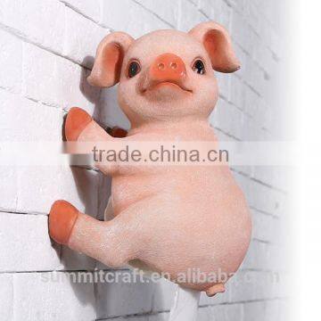 Resin Pig Shaped Funny Toilet Paper Holder Animal photo-2