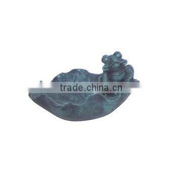 Cast Iron Vivid Frog Statue For Water Fountain photo-3