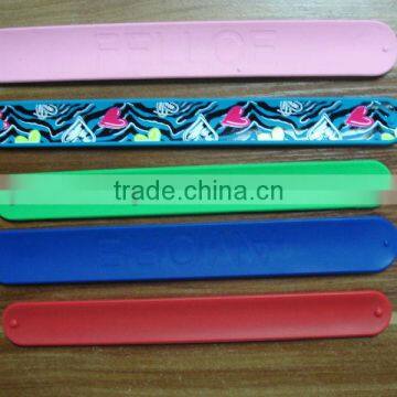 Colorful Silicone Slap Bracelets With Various Logo photo-6
