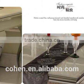 European Simple Style Stainless Steel Legs Marble Top Living Room tv Stand Unit Furniture photo-2