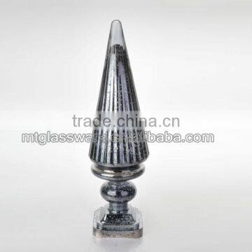 Painted Glass Christmas Tree