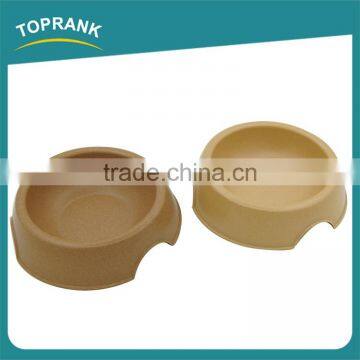 New design custom color food grade Eco-Friendly fiber dog bowl for pet