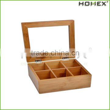 Bamboo Tea Box Bundle Tea Bag Storage/Homex_Factory photo-2