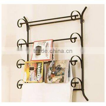 wrought iron magazine rack