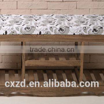 Factory Price Good Quality Wooden Shoes-changing Bench photo-2