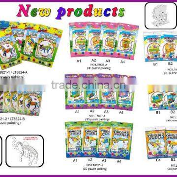 Newly-developed 3D Painting Paper Puzzle for Kids LT8881A photo-4