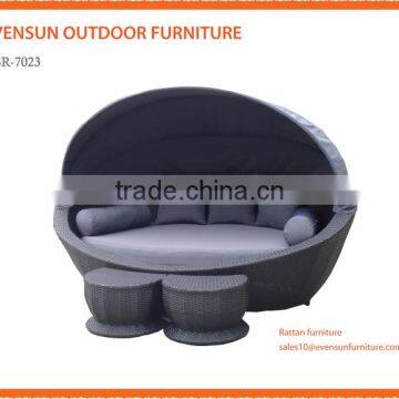 Rattan Outdoor Leisure Round Daybed photo-4