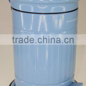 Tin Garbage Can With Various Colors photo-2