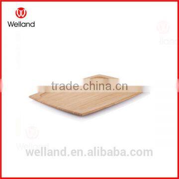 square bamboo fruit tray