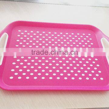 Non-slip TPR Rectangle Service Tray 15.9 x 11.5 x 2.2 Inches Pat Mat photo-2