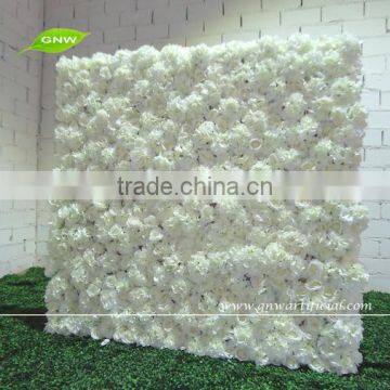 GNW supplier party decorative artificial flowers wall new design customized wedding artificial flower wall