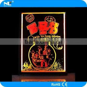 Electronic color changing LED magic advertising writing board / display board / message board