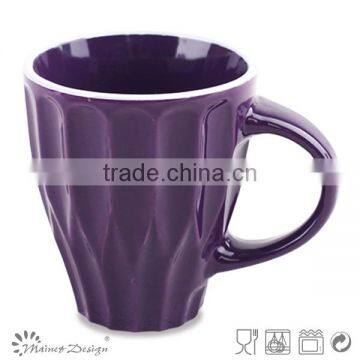 Colour Band Decal Porcelain Mug With Spoon Porcelain Mug Top Sale photo-4